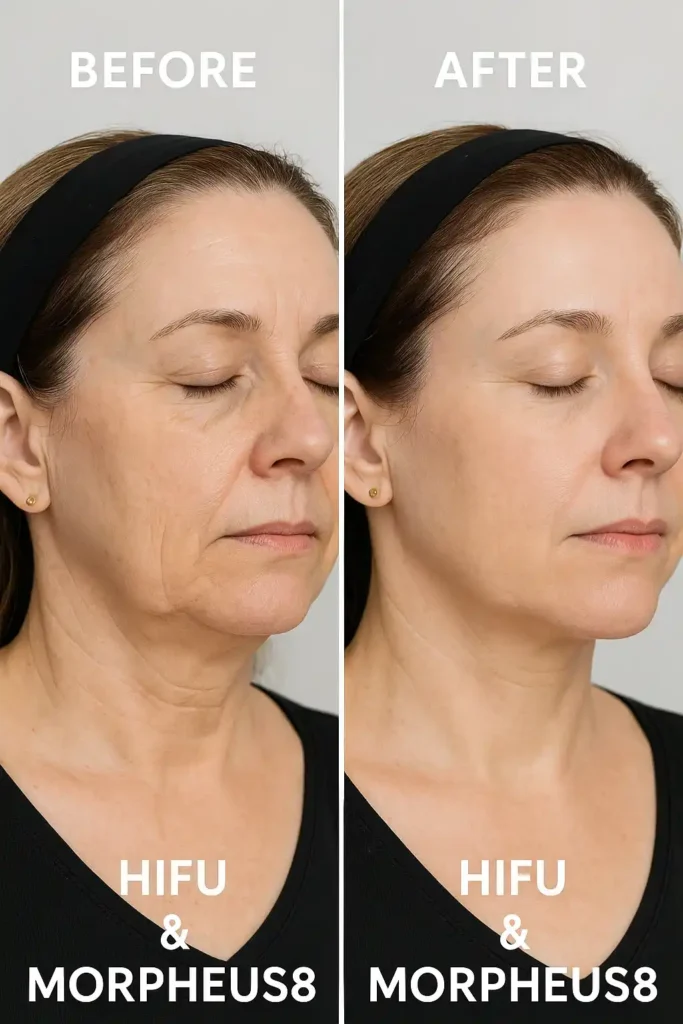HIFU & Morpheus8 treatment results Darlington - book in today!